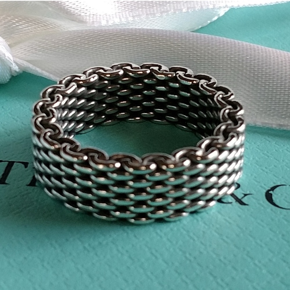 Vintage Tiffany and Co Mesh Ring